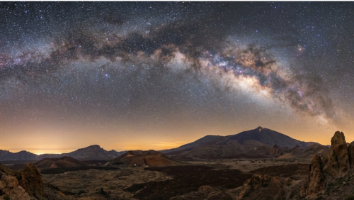 カナリア諸島の満天の星空の絶景