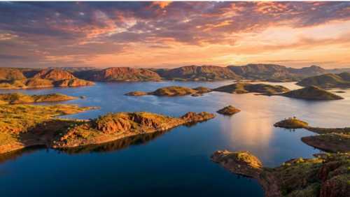 アーガイル湖の広大な景色