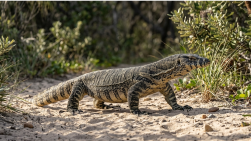 ペレジアンで見られるレース・モニターの風景